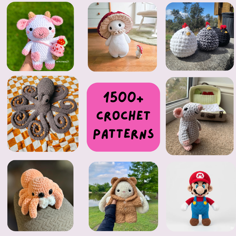 1500+ Amigurimi Crochet Patterns